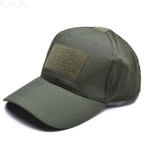 Volwassen tactisch leger Militaire caps Outdoor Sport Camouflage Baseball cap voor mannen Vrouwen Simplicity Army Camo Hunting Sun Hats L230823