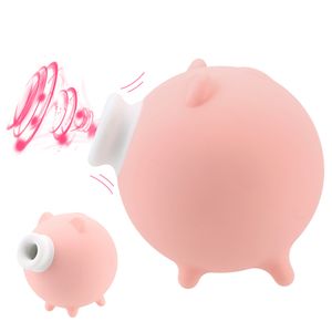 Jouets pour adultes 10 fréquence Mamelon Clitoris Sucker Mignon Cochon Forme de Poulpe Sein Clit Massage Vibrateur Femelle Masturbateur Jouets Sexy Pour Femmes 230920