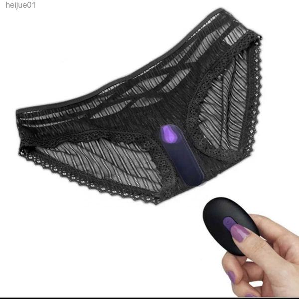 Jouets pour adultes 10 Mode Culotte Vibrante Télécommande Sans Fil Sangle Sur Sous-Vêtements Vibrateur Stimulateur Clitoridien Sex Toy Pour Femmes Masturbation L230518