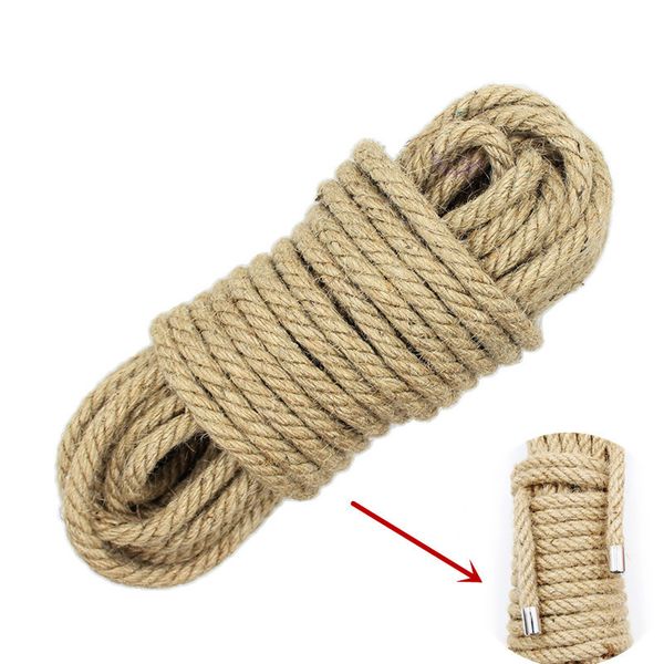 Juguetes para adultos 51020M Cáñamo Shibari Cuerda BDSM Bondage para atar Juegos sexuales Esclavo Restricción del cuerpo para atar encuadernación SM 230824