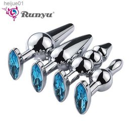 Jouets pour adultes Jouets anaux Plug anal en métal Stimulation des fesses Masseur de la prostate ButtPlug Sex Toys pour femmes Hommes Jouets anaux Porter Produit de sexe érotique L230518