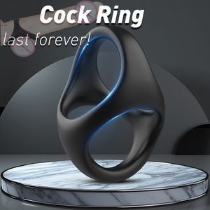 Volwassen Speelgoed Vertraagde Ejaculatie Penis Ring Sex Voor Mannen Paar Ringen Mens Masturbator scrotum Cock Sexy 18 Cockring 230706