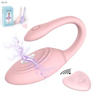 Erwachsene Spielzeug Elektrische Schock Vibrierende Ei Vibratoren Für Frauen Drahtlose G-punkt Klitoris Stimulator Sex Spielzeug Massage Vagina Übung Kegel ball 231026