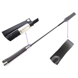 Jouets pour adultes Accessoires exotiques de Boutique Slim Leather Riding Crop Horse Whip pour Bdsm Bondage Spank Knout Lash Fetish Flogger Sex Products 230519