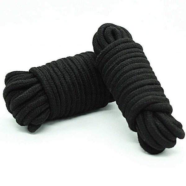 Jouets pour adultes, accessoires exotiques Shibari de menottes, corde souple de bondage pour hommes et femmes, jeu de rôle d'esclave fétichiste, classeur de retenue, attachement tactile amusant