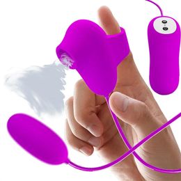 Jouets pour adultes doigt sucer vibrateur jouet pour femmes à distance clitoridien point G balle oeuf vibrateur Clitoris pipe mamelon Anus vagin stimulateur 231027