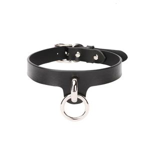 Jouets pour adultes Collier en cuir véritable Jeu pour adultes Vêtements de sexe Collier BDSM Bondage Jouets sexuels Esclave Fétiche Sexy Cosplay Accessoires de flirt érotique 231130