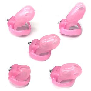 Jouets pour adultes HTV5 Click Lock Male Chastity Device Cock Cage Penis Ring Sleeve BDSM Fetish Sex Pour Hommes Gay 230706