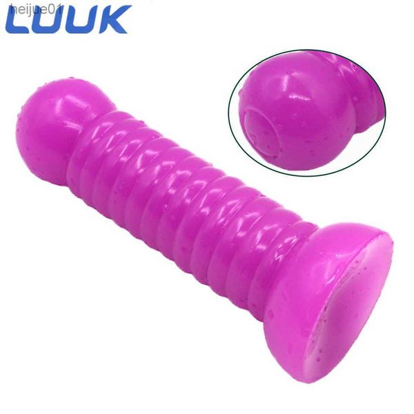 Jouets pour adultes LUUK Big Dildo 18.5cm Caterpillar Shape Dildo Avec Ventouse Sex Toys Pour Femmes Anal Plug Flirter Masturbation Produits L230518