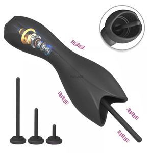 Volwassen Speelgoed Mannelijke Penis Vibrator Eikel Massager Urethra Plug Paard Oog Stimulatie Siliconen SM Volwassen Speeltjes voor Mannen Masturbatie cupL2403