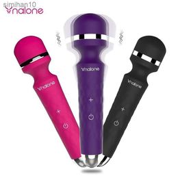 Volwassen speelgoed Nalone krachtige clitoris vibrator USB -oplaad magische toverstok av -vibrator massager seksueel product erotisch seks speelgoed voor vrouwen volwassen 18 l230519