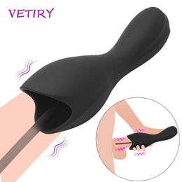 Jouets pour adultes Pénis Plug Vibrateur Dilatateurs D'urètre Stimulateur Formation Cheval Oeil Sexe Pour Hommes Masturbateur Cathéter Sons 230404