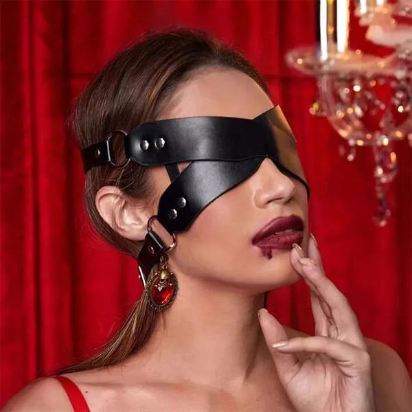 Jouets pour adultes Porno Cuir Masque Pour Les Yeux Corps Sexe Bondage Fétiche Masque Cosplay Lingerie Sexy 18 Erotica Sex Toys Pour Femme Bdsm Flirting Fournitures 231116