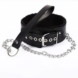 Volwassen speelgoed seks speelgoed slaven slaven bondage kraag erotische riem verstelbare ketting pu lederen sm choker voor vrouwen seksuele paren volwassen spellen 231216