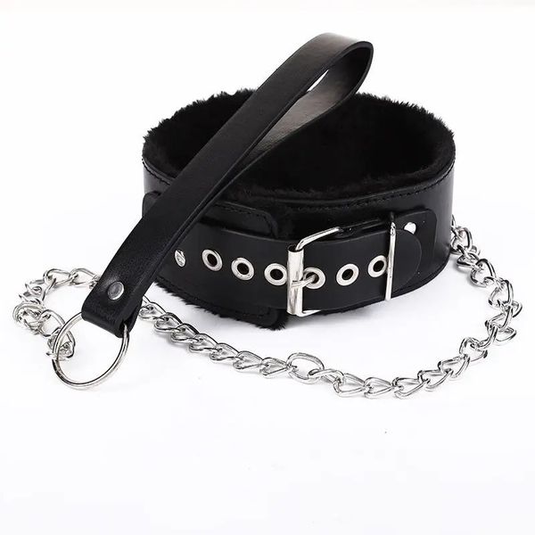 Juguetes para adultos Juguetes sexuales Esclavo Bondage Collar Correa erótica Collar ajustable PU Cuero SM Gargantilla para mujeres Parejas sexuales Juegos para adultos 231214