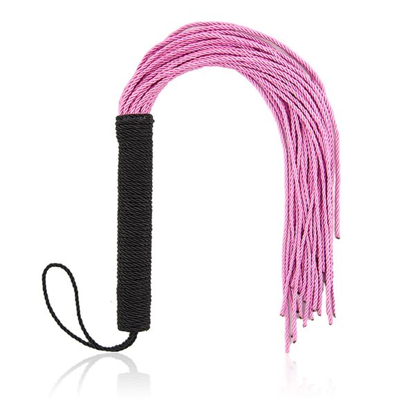 Juguetes para adultos Sexyshop Fetiche Cuerda de nailon Femdom Látigo Equipo sexual Nalgadas Productos para adultos Cosplay Juegos eróticos Flogger Coqueteo Juguetes para dos 18 230426