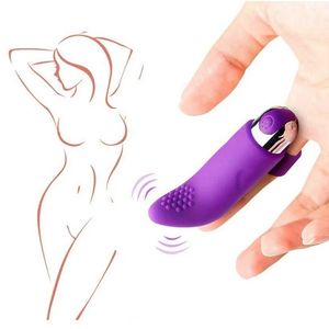 Volwassen Speelgoed Silicagel Opladen Bullet Finger Vibrerende Ei Vibrator voor Vrouwen Apparaat Masturbator Seksspeeltjes Benodigdheden Clitoris Stimulator 231026