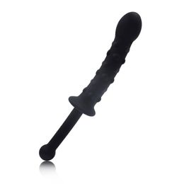 Volwassen speelgoed zachte realistische anale seksspeeltjes enorme penisdildo's voor vrouwen met handvat knoppen plug anus dilatator massage stimulaiton sex 230519