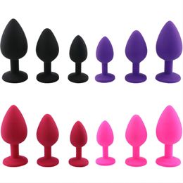 Jouets pour adultes Soft SM Érotique Silicone Plug Anal Butt Unisexe Bdsm Bondage Stopper Jeu Adulte Masseur De Prostate Sex Toy Pour Hommes / Femmes Couples 231030