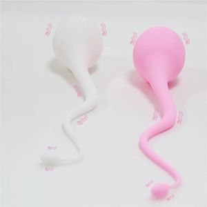 Jouets pour adultes Tadpole App Télécommande sans fil Contrôle Vibration Saut Oeuf Sexe Masturbation Dispositif Portant Anal Backyard Plug 231017