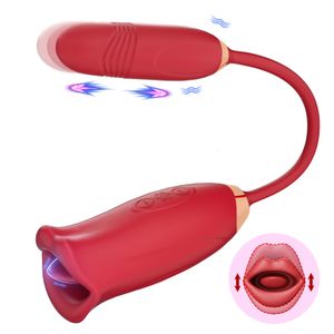 Volwassen Speelgoed Touchhoney Bijten Orale Mond Vibrator voor Vrouwen Telescopische Vibrerende Tepel Clitoris G Spot Stimulator Vrouwelijke Masturbator 230911
