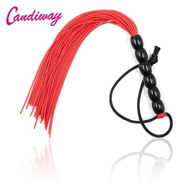 Jouets pour adultes Trick Tails Caoutchouc Fouet Fétiche Fessée Paddle Fantasy Flogger Sexe Pour Les Couples SM Reine Politique Knout Jeux Produits 231114