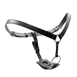 Juguetes para adultos Ropa interior Pantalones Butt Plug y consolador Arnés Cinturón Dispositivo de castidad de cuero masculino BDSM Bondage Juguetes sexuales para hombres Mujeres 231216