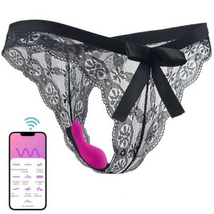 Speelgoed voor volwassenen Vibrerend slipje 10-speed Draadloze afstandsbediening Oplaadbare Bullet-vibrator Strap-on-ondergoedvibrator voor vrouwen Seksspeeltjes 231026