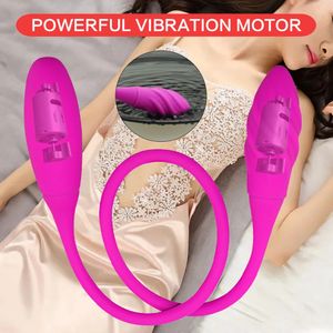 Volwassen Speelgoed Vibrerende Speeltjes Voor Twee Bullet Liefde Ei Vibrators Dubbele Penetratie Vrouwen Clitoris Masturbator Plug Anale Stimulato 231027