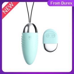 Jouets pour adultes Télécommande sans fil Bullet Vibrateur Sex Toys Femmes Couple Oeuf Vibrant Rechargeable Double Vibrant Portable G Spot Gode 231027