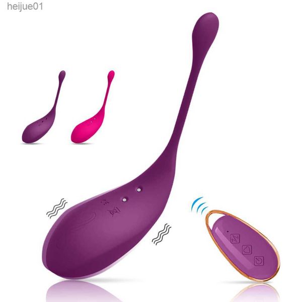 Juguetes para adultos Vibrador inalámbrico Control remoto Simulador de punto G Bola vaginal Vibrante Amor Huevo Masturbador femenino Juguete sexual para mujeres Adultos 18 L230518