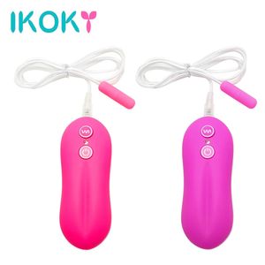 Jouets pour adultes avec fil 8mm Bullet Vibrateur pour femmes Balle vaginale Stimulateur clitoridien Hommes Plug urétral Sonnant Masturbateur féminin Sexe 231017