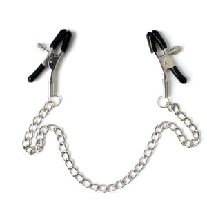 Jouets pour adultes Femmes Nipple Clamps Outils En Acier Inoxydable Chaîne En Métal Clips Labia Clamp Esclave Bondage BDSM Jeux Couples Sexe 230411