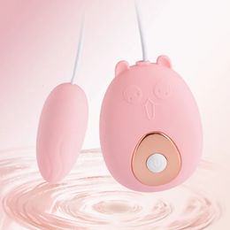 Volwassen Speelgoed Vrouwen Seksspeeltje Vagina Ballen Bullet Vibrator Ei Afstandsbediening Liefde Clitoris Stimulator Waterdicht Silicium Masturbatie 231017