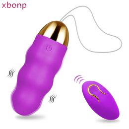 Jouets pour adultes Xbonp 18 ans amour oeuf vibrateur femmes culotte portable sans fil télécommande balle vagin balle Sex Toy 231017