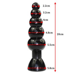 Jouets pour adultes YUKUI Grandes Perles Anales Sexe Pour Femmes Hommes Lesbiennes Énorme Gros Gode Butt Plugs Massage De La Prostate Masculine Expansion De L'anus Féminin 230519