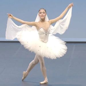 Adulte Blanc Professional Ballet Tutu Femmes Ballet Dance Competition Costume Vection Arpicée Robe Swan Lake Ballet Robe Girls 240411