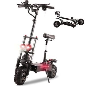 Scooter électrique pour adultes 50 MPH 56 Miles Long Range 5600W E-Scooter avec batterie 60V 38.4AH 11 