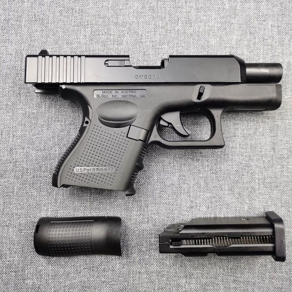 Xddok – pistolet jouet Airsoft en métal G26 pour adultes, Collection de modèles d'eau en Gel, tir manuel, Blaster en alliage pour accessoires de film Gen4