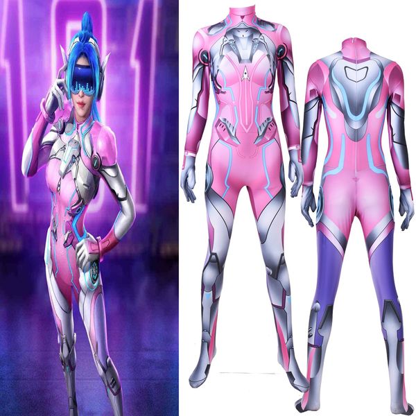 Adults Kids Pubg Game For Peace Cosplay Costume Superhero Zentai Suit Halloween Catsuites Girls Femme Bodys Femme