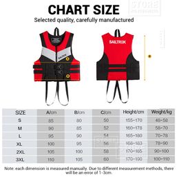 Volwassenen reddingsvest Surf Vest Motorboten Ski Kayak Wakeboard Rescue Boat Raft Visvest Zwemmen Drijvend leven Veiligheidsvest