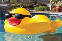 Adults Party Pool 82.6 * 70,8 * 43.3 pouces nage en jaune flotte radeau épaississent les flotteurs de piscine gonflable géant géant géant géant géant DH1136 T031408525