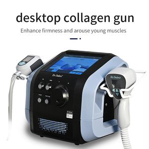 Geavanceerde 2-in-1 huidverstrakking Gezichtslifting Rimpelreductie Dubbele kinverwijdering RF-echografie Gezichtsverzorgingscentrum 360 Desktop Collageenpistool