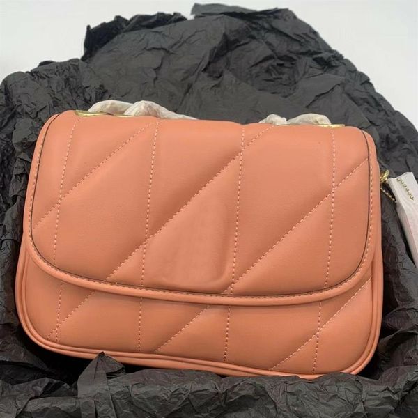 Advanced Cloud Gray Oreiller Madison Sacs à bandoulières Super Soft Napa Agnes en cuir en cuir en peau de napa Sacs de carrosserie lourds Sacs de carrosserie LETT225A