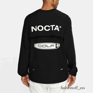 Geavanceerd ontwerp Herenhoodies Amerikaanse versie Nocta Golf Co Branded Draw Ademend Sneldrogend Vrijetijdssport T-shirt Lang getijdenstroomontwerp 788 565