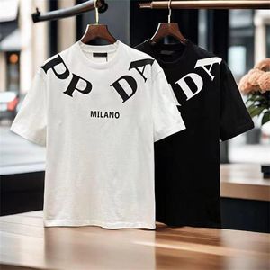 Herenontwerper T-shirt Casual heren t-shirt dames t-shirt letters 3d stereoscopisch bedrukte korte mouw best verkochte luxe heren hiphop kleding Aziatische maat