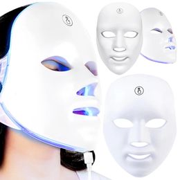 Geavanceerd Pon Flexibel Mask 7 Kleur LED Beauty Reparatie beschadigde huid Huisinstrument Spots Acne Verwijderen 240418