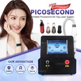 Geavanceerde Q Switch Nd Yag Laser Tattoo Removal Equipment Picosecond Nd Yag voor het verwijderen van tattoo eyeliner en lipliner