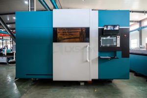 Advanced Series Exchange Tableau 6000W Machine de coupe laser à fibre CNC avec appareil productif