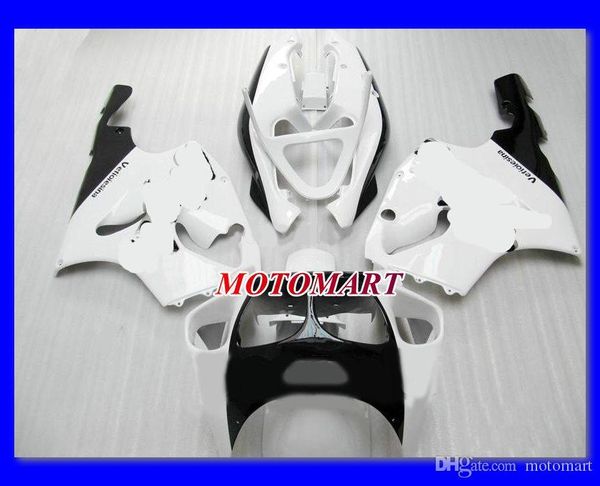 KIT de carenado blanco para KAWASAKI Ninja ZX7R 96 97 00 03 ZX-7R ZX 7R 1996 1999 2000 2003 Juego de carenados